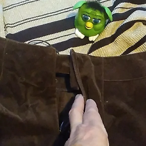 ⚜️  Corduroy Willi Smith Italian Pencil Skirt 8/10 Vintage Cool - Picture 8 of 16